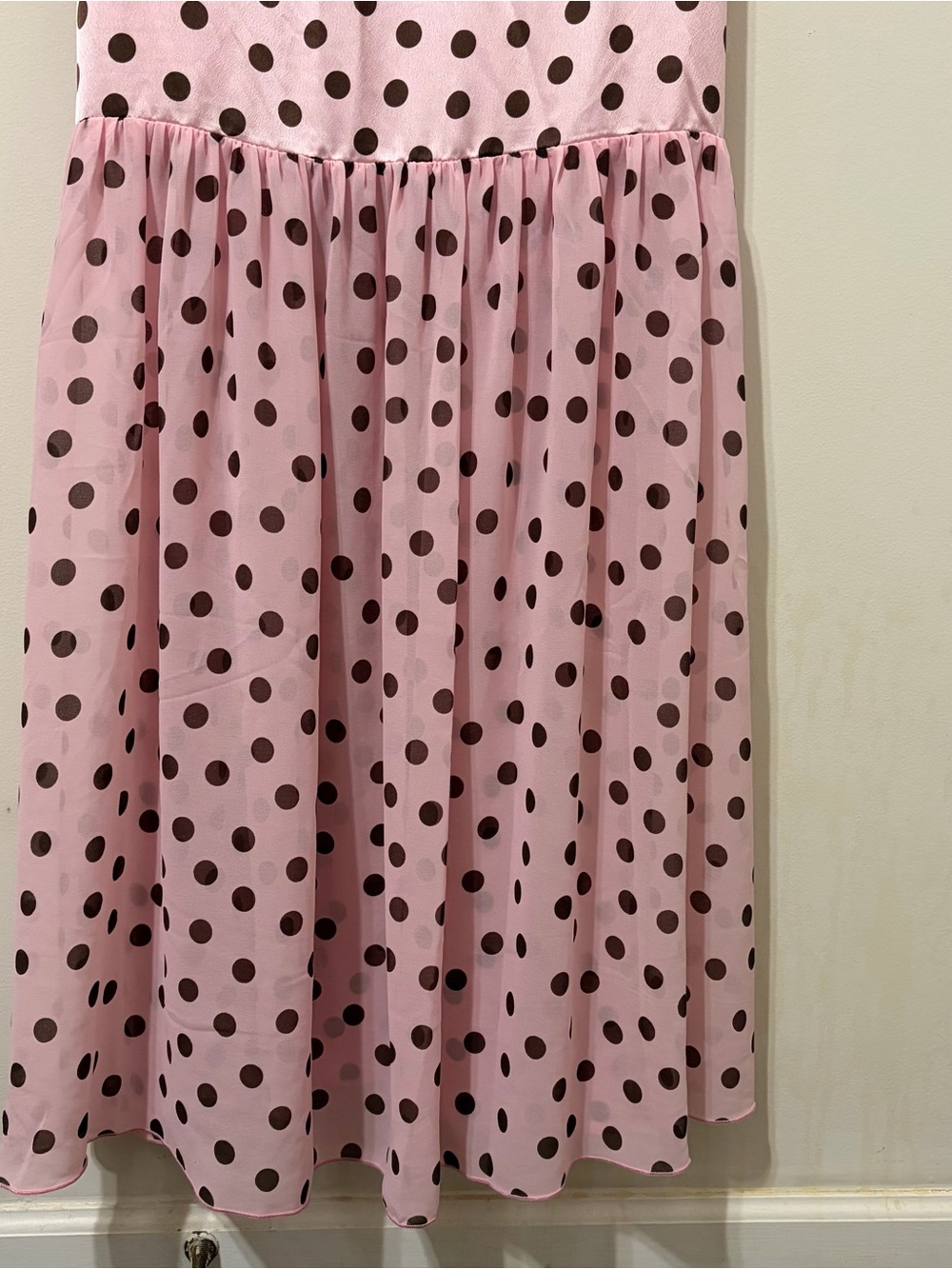 Show Me Your Mumu Dalia Pink Polka Dot Maxi Dress - Picture 6 of 9
